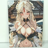 Ningguong Double Sided Premium Waifu Card Anime Wall Art Oversized Board A5 Model