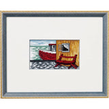Permin counted cross stitch kit "Habour", 23x18cm, DIY, 92-8423 Model