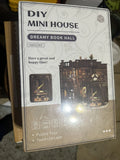 Dreamy Book Hall Book Nook Kit, 888 Wooden Pieces with LED Light | Handcrafted Model