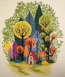 Cross Stitch "Cozy in the forest" Tapestry Embroidery Kit Model