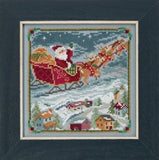 DIY Mill Hill To All A Goodnight Christmas Bead Counted Cross Stitch Picture Kit Model