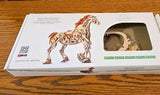 Used UGEARS Horse Mechanoid Wooden Mechanical 3D Puzzle Model Kit Model