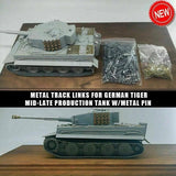 Metal Track Link W/ Brass pin DIY kit for 1/35 Scale German Tiger Mid-Late Tank Model