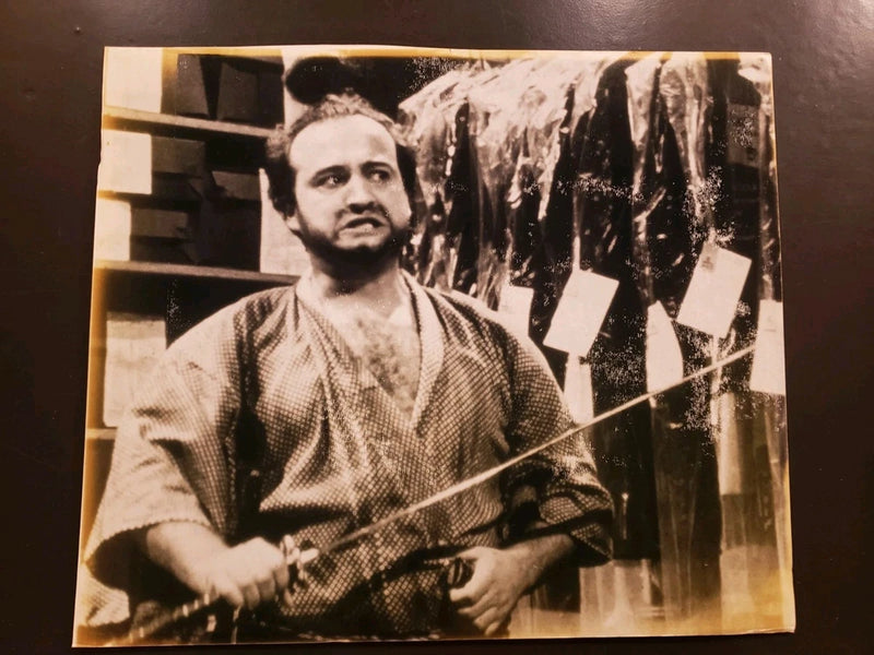 John Belushi Samurai Warrior in SNL Photo Mounted on Foam Board Model