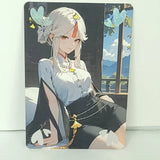 Ningguang Heart Double Side Premium Waifu Card Anime Wall Art Oversized Board A5 Model