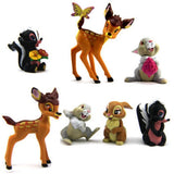 Bambi Set of 7 Different PVC Cake Toppers Mini Figures. Free Shipping US Seller Model