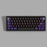 Frist Love Keycap Set Purple Black Allover Dye-subbed PBT Cherry Profile Keycaps Model