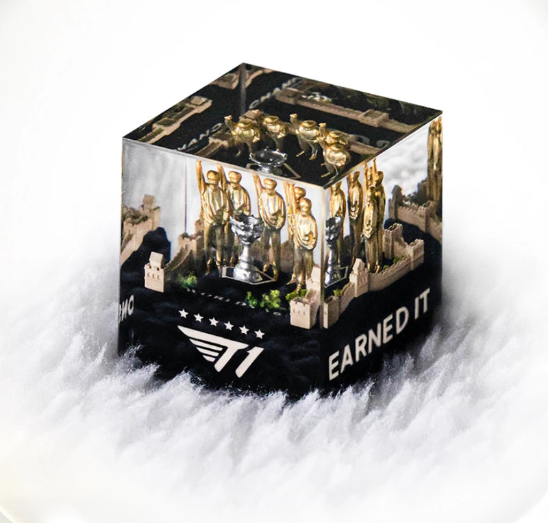 2025 T1 World Champions Artisan Keycap V6 NEW LIMITED OFFICIAL GOODS KOREA LOL Model