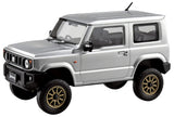 AOSHIMA 1/32 SNAP KIT 8-SP4 SUZUKI JIMNY CUSTOM WHEEL SILKY SILVER METALLIC kit Model