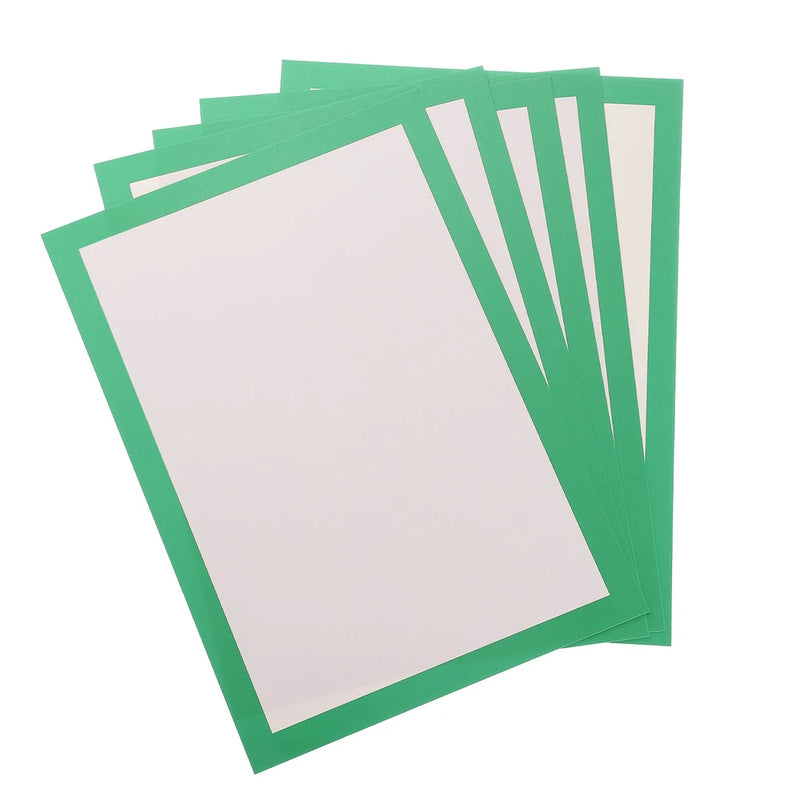 11.7x8.3 Inch Color Frame Poster Board, 2 Pcs Poster Board Paper, Green Model