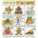 Bothy Threads counted cross stitch kit "Fun With Puddings", XHS18, 26x29cm, DIY Model