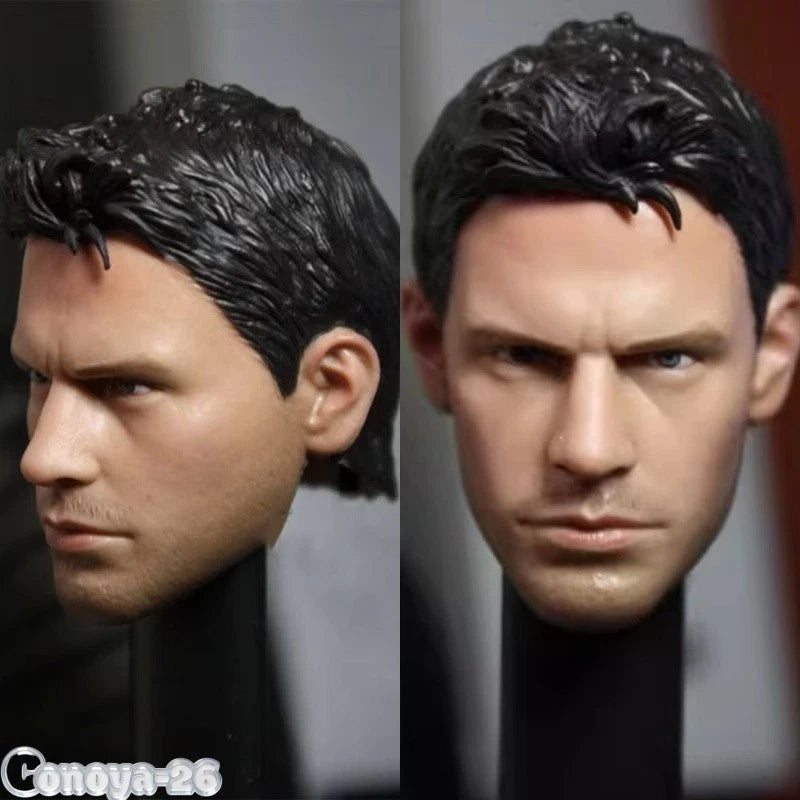 1/6 Male Soldier Chris Head Sculpt Models Carving fit 12'' Action Figure Body Model