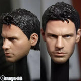 1/6 Male Soldier Chris Head Sculpt Models Carving fit 12'' Action Figure Body Model