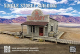 Dead Mans Hand Single Storey Building - DMHP101 - Wild West Historical Steampunk Model