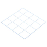 8"x8" Wire Grid Panel, 1 Pack Wall Grid Decorative Board Photo Display White Model
