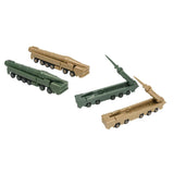 2 Pieces 1/144 Armored Vehicle Building Kits Battle Car Assemble Kit Tabletop Model