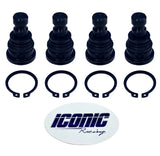 4 Double Heat Treated HD Upper Lower Ball Joints for Polaris General XP 1000 / 4 Model