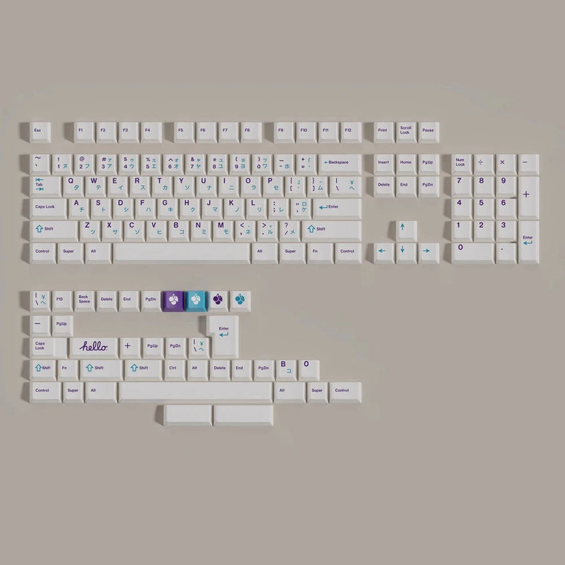 GMK Keycaps PBT Dye-Sub Cherry Profile Mechanical Keyboard MX Switches 104 Key N Model