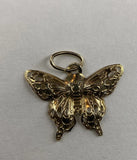 BEAUTIFUL 14K YELLOW GOLD ORNATE BUTTERFLY CHARM Charms