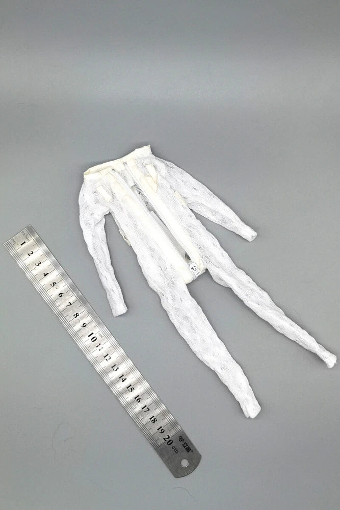 1/6 Scale Soldier Clothes Unique White Bodysuit Model Fits for 12" Action Figure Model