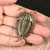 Solid Brass Trilobita Figurine Statue House Decoration Animal Figurines Toys Model