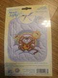 Vintage Neat & Nifty Stamped Cross Stitch Bib Cosmic Mouse Crafts Model