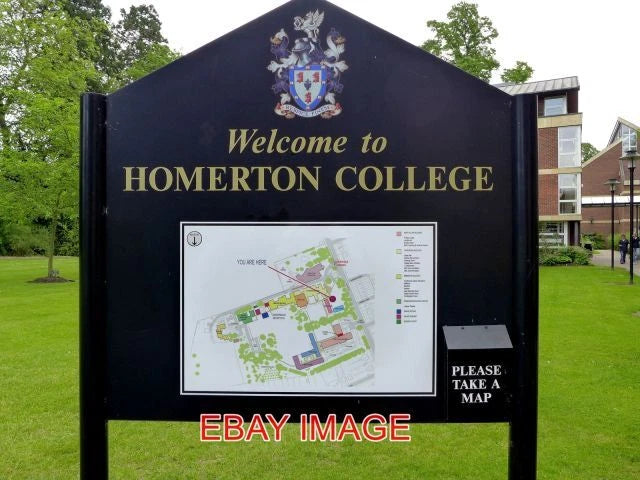 PHOTO  HOMERTON COLLEGE - INFORMATION BOARD SITE PLAN OF HOMERTON COLLEGE CAMBRI Model