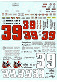 Powerslide 111 #39 See Rock City Chevelle Friday Hassler 1/25 waterslide Decal Model