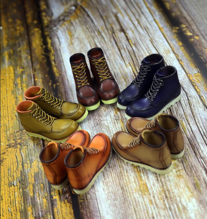 1/6 Scale Male Soldiers Accessories Model Retro Dunk High Shoes Boots 5 Colors Model