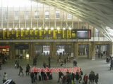 PHOTO  LONDON NEW DEPARTURE BOARD - KINGS CROSS 2012 Model