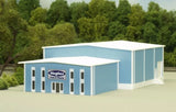 Pikestuff (N-Scale) #541-8015 Hughes Tool & Plastics -- 70' x 100' (blue) - NIB Model