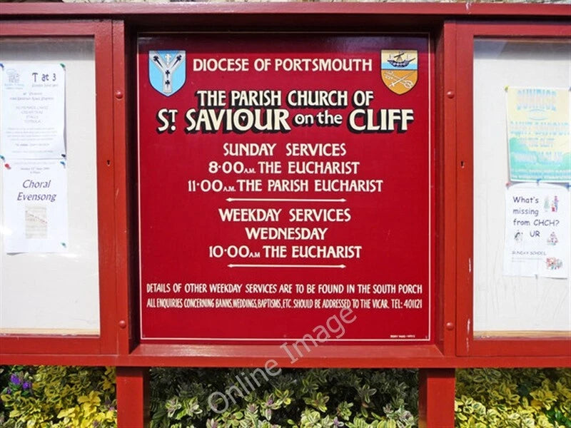 Photo 6x4 Notice Board, St Saviour on the Cliff, Shanklin This notice boa c2009 Model