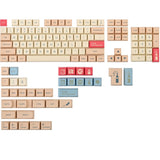 Fogruaden PBT Keycaps 139 Keys Soymilk Keycap Set Dye-Sublimation Custom Keyc... Model