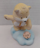 Designer Collection 1984 CARE BEARS Birthday Bear Ceramic Cake Display Figurine Model