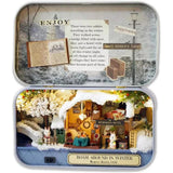 Roam Around in Winter Box Theater DIY Miniature Dollhouse Kit Model