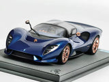 1/18 Peako #83809 DeTomaso P72 Classic Model Blue Metallic Ltd 30 pcs Model
