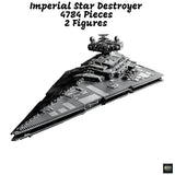 NEW Imperial Star Destroyer 4784 Pieces Art and Architecture Building Kit Model