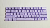 Purple Shine-Through OEM Profile Keycaps 60% Keyboard Model