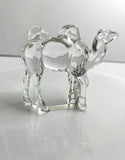 Miniature Crystal Camel Figure Vintage West Germany Excellent Nativity Display Model