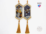 DIY Cross Stitch Kit on Wood "St.Nicholas" Model