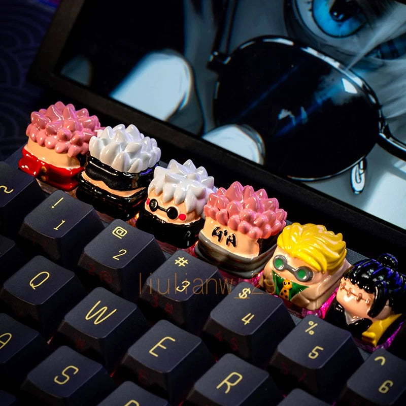 Anime Jujutsu Kaisen Single Resin Keycap Mechanical Keyboard Christmas Gift Model