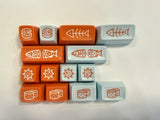 Authentic MelGeek MG Salmon Sushi Novelty Keycap Set PBT OEM MX Compatible New Model