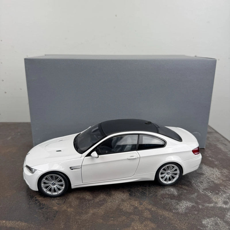 Kyosho BMW M3 Coupe 1:18 Scale Diecast - Dealer Model - White Model
