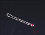 Custom Female Red Ruby Necklace Fits for 1/6 12" Action Figure  Gift Set Model