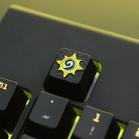 Hearthstone game logo Keycap Zinc Alloy Keycap For Cherry MX Mechanical Keyboard Model