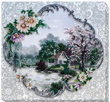 Afloat house Bead Embroidery Kit ?C DIY Beaded Home Decor Wall Art Model
