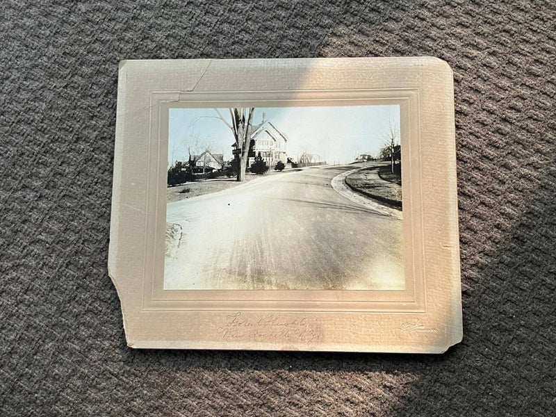1930'S PHOTO 0N BOARD FOREST HEIGHTS NEW ROCHELLE, NY COMPLETED ROAD Model