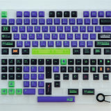 GMK Copy EVA-01 Style Keycap Cherry Profile PBT 129pcs/Set for Cherry MX NEW Model