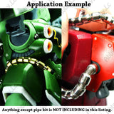 for MG 1/100 Zaku Sinanju Sazabi Gouf 20PCs Energy Cable Tubes Pipes Metal Parts Model