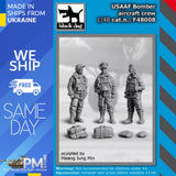 Black Dog F48008 1/48 USAAF Bomber aircraft crew (3 figures) Model